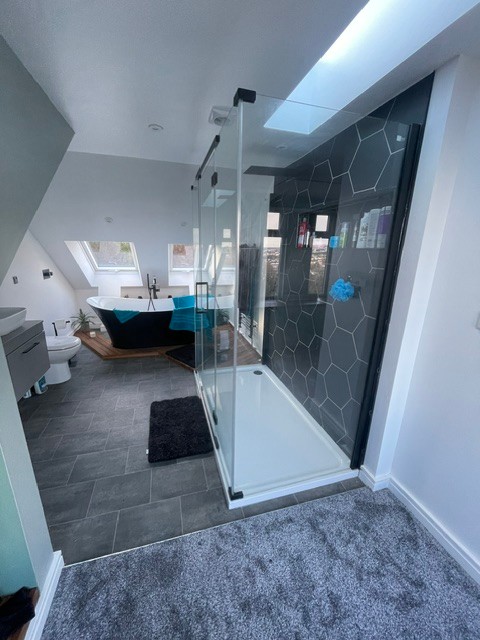 Completed loft living space